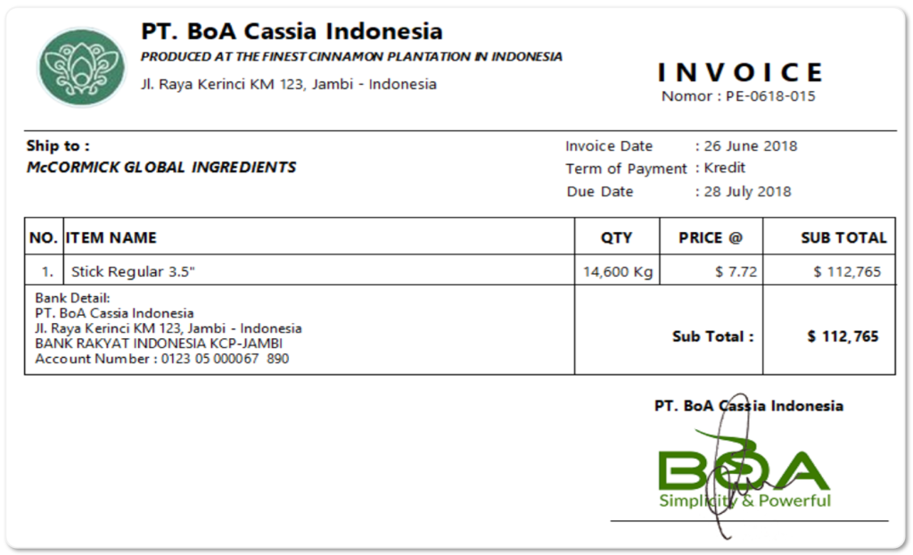 faktur-penjualan-cassia-kayu manis